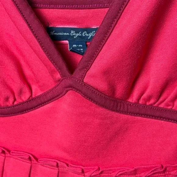 VTG American Eagle Outfitters Y2K Babydoll Sleeveless Mini Dress Women's M - Picture 11 of 11